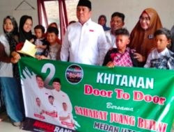 Bantu Masyarakat Khitanan Massal Door To Door Program Pasangan Ridha-Rani