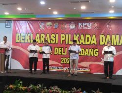 3 Calon Bupati Deli Serdang Sepakat Menjaga Jalannya Pilkada Serentak Secara Aman Dan Damai