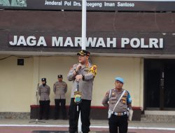 Kombes Pol Anhar Arlia Rangkuti Pimpin Apel Terakhir sebagai Wakapolrestabes Medan