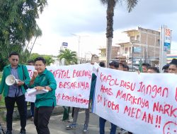 IPA Medan Bersihkan Maksiat Termasuk Diskotik Capital Building, Orasi Di Poldasu