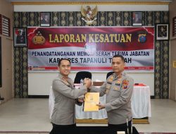 Selamat Datang AKBP Wahyu Endrajaya, SIK, M.Si, Kapolres Tapteng yang Baru
