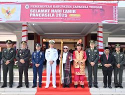 Bertindak Selaku Pembina Upacara Hari Lahir Pancasila, Bupati Tapanuli Tengah : Pancasila Harus Benar-benar Hadir di Tapanuli Tengah