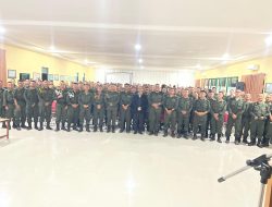Siswa SPPI Batch 3 Satdik IV-F Pusdikpal Laksanakan Ibadah Minggu