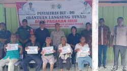 Kepala Desa Pagaran Julu Transparan, Sukses Tetapkan Warga Terima BLT 2025 Untuk Tapteng Naik Kelas