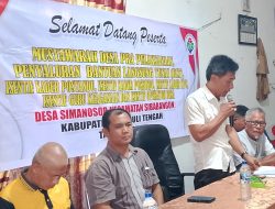 Kepala Desa Simanosor Gelar Musdes Untuk Meningkatkan Kesejahteraan Masyarakat Untuk Tapteng Naik Kelas