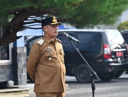 Apel Gabungan Eselon II Dan III : Wakil Bupati Tapteng Harapkan OPD Bersinergi Dengan Staf Dalam Melaksanakan