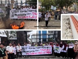 KAMMI Medan Demo BBWS Sumatera II & Kejatisu, Desak Usut Tuntas Proyek Revitalisasi Danau Siombak