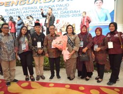 Ny. Rismawati Masinton Pasaribu Dikukuhkan Bunda PAUD dan Bunda Literasi Tapanuli Tengah