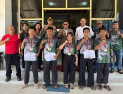 Bupati Tapteng Sambut Atlit Pencak Silat Harihilang Peraih Medali Emas Kejuaraan 2nd Internasional Indonesian 2025