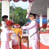 Wakil Bupati Tapteng Bertindak Sebagai Inspektur Upacara Penurunan Bendera