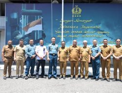 Bupati Tapanuli Tengah Kunjungan Silaturrahmi Ke Lanal Sibolga