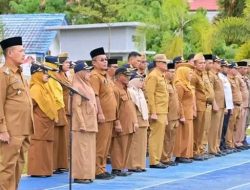 Apel Gabungan Wakil Bupati Tapteng Ajak ASN Turut Ciptakan Kondusif Kamtibmas Dan Ajak Masyarakat Tidak Terprovokasi