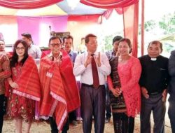 Bupati Tapanuli Tengah Hadiri Pesta Pembangunan Gereja HKI Kampung Dairi Pinangsori