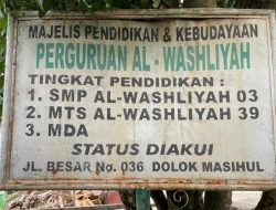 Pembangunan Dan Rehabilitasi SMP Al Washliyah 3 Dolok Masihul Dikerjakan Sesuai Prosedur