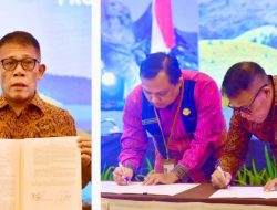 Bupati Tapteng Dan Kepala BPS Tapteng Tanda Tangani Nota Kesepakatan Konreg PDRB – ISE Se-Sumatera