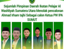 Tuai Sorotan Tajam, Ahmad Irham Tajhi Ditolak Jadi Calon Ketua PW IPA Sumut