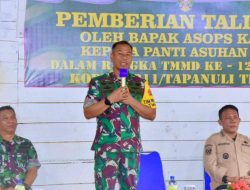 Bupati Tapteng Bersama Asops Kasad Berikan Tali Kasih Ke Panti Asuhan Sion Aek Horsik