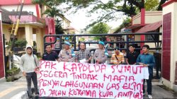 Koalisi Mahasiswa Pengibar Keadilan Sumatera Utara (KOMPEK-SU) Geruduk Polda-Su, “Kami tidak mau Film Lama tayang lagi”