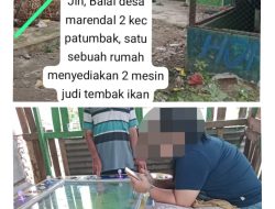 Tiga Titik Perjudian Marendal 2 Kec Patumbak Exsis 24 Jam Diduga Polsek Patumbak Tutup mata