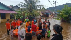 BPBD Tapteng Lakukan Penanggulangan Banjir Dan Longsor