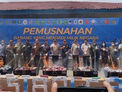 Bea Cukai Sibolga Musnahkan Lebih Dari 1,3 Juta Batang Rokok ILEGAL Senilai 1,88 Milliar Rupiah