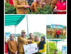 Wabup Deli Serdang Hadiri Panen Perdana Cabai Merah Kelompok Tani Bersama di Namorambe,                                    Wabup: Pertanian di Kecamatan Namorambe Subur