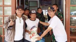 Satuan TNI dari Kodam I/BB, Brigif 7/RR Yonif 125 Simbisa, Yonif 122/TS dan PU Balai Wilayah Sungai Sumut Salurkan Bantuan Kemanusiaan