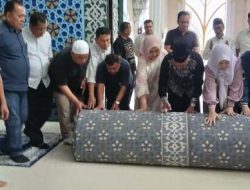 Masjid Agung Sumut Miliki Ambal Turki Senilai Rp 3,4 Miliar