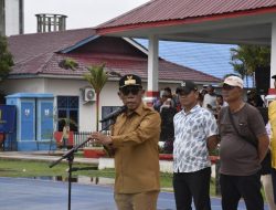 Bupati Tapteng Pimpin Apel Kesiapan ASN PPPK Paruh Waktu Relawan Bencana