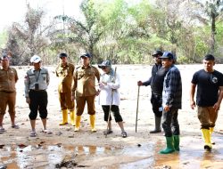 Wakil Bupati Tapteng bersama Tenaga Ahli Menteri Pertanian Tinjau Lokasi Groundbreaking Rehabilitasi Lahan Sawah