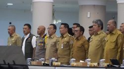 Bupati Tapteng Hadiri Rapat Koordinasi Percepatan Rahabilitasi Pascabencana Sumatera Utara