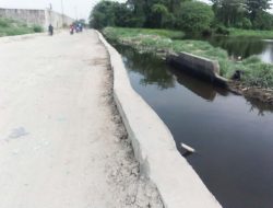 Proyek Pembetonan Talud Diduga Dikerjakan Asal Jadi dan Pelaksanaannya Kurang Profesional