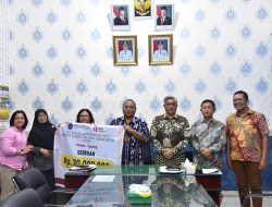 Pemkab Tapteng Terima Bantuan Sosial Kemanusian Rp30 Juta dari IAKN Tarutung