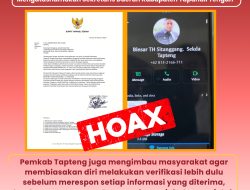 Sekdakab Tapteng Imbau masyarakat Waspada Penipuan Mengatasnamakan Sekretaris Daerah Kabupaten Tapanuli Tengah