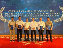 Pemkab Tapteng Raih Opini Kualitas Sedang Tanpa Maladministrasi dari Ombudsman RI