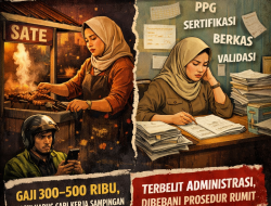 GURU DIANGGAP MULIA, TAPI MASIH MENCARI KERJA SAMPINGAN. DIMANA LETAK KEADILAN ITU?