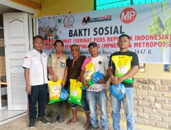 DPD SPRI Sumut Bersama Media Pendamping News dan Metropos24 Gelar Bakti Sosial Sambut Idul Fitri 1447 H di Medan