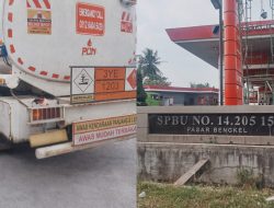 Investigasi: Truk Tangki Biru Misterius Masuk SPBU Pasar Bengkel, Distribusi BBM Dipertanyakan