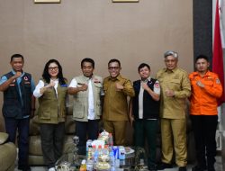Bupati Tapteng Terima Kunjungan Tenaga Ahli BNPB Mayjen TNI (Purn) Fajar Setiawan