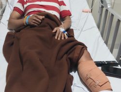 Anggota Paguyuban keluarga pedagang bakso nusantara korwil medan Jadi Korban Pembacokan Geng Motor di Simpang Gaperta