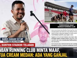 Viral Konten Stadion Teladan, BanBan Running Club Minta Maaf, Ketua CREAM Medan: Ada Yang Ganjal
