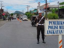 Polisi Militer Denpom I/2 Sibolga Gelar Operasi Penegakan Disiplin, Tertibkan Prajurit TNI di Wilayah Tapanuli Tengah