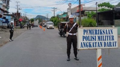 Polisi Militer Denpom I/2 Sibolga Gelar Operasi Penegakan Disiplin, Tertibkan Prajurit TNI di Wilayah Tapanuli Tengah