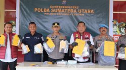 Polres Tapanuli Tengah Amankan 10 Tersangka dan Sita Ratusan Gram Sabu-Sabu