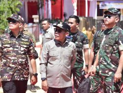 Bupati Tapanuli Tengah Dampingi KSAD Resmikan Pipanisasi Air Bersih Untuk Masyarakat