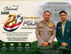 Ketua PC HIMMAH Medan Ucapan Selamat HUT Bhayangkara ke- 80 Untuk Kapolrestabes Medan