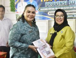 Tim Monitoring PKK Provinsi Sumut di Desa Aek Gambir Lumut