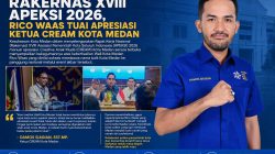 Sukses Gelar Rakernas XVIII APEKSI 2026, Rico Waas Tuai Apresiasi Ketua CREAM Kota Medan