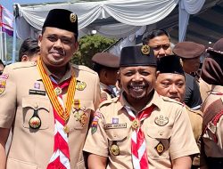 Kadispora Jones Siburian Hadiri Penutupan Jamdasu XI 2026 Pramuka Tapteng Raih Prestasi Gemilang