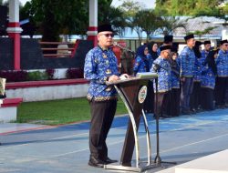 Wakil Bupati Tapteng Pimpin Upacara Hari Kesadaran Nasional 
